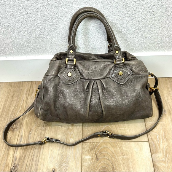 Marc Jacobs Original Baby Groove Leather Gray Purse - Picture 5 of 16